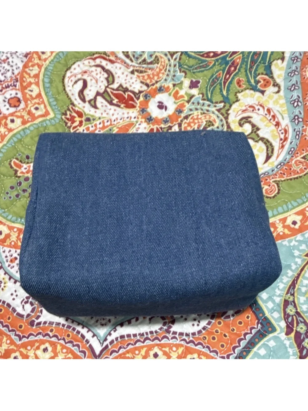 Dior Denim Toiletry Bag - Navy Blue